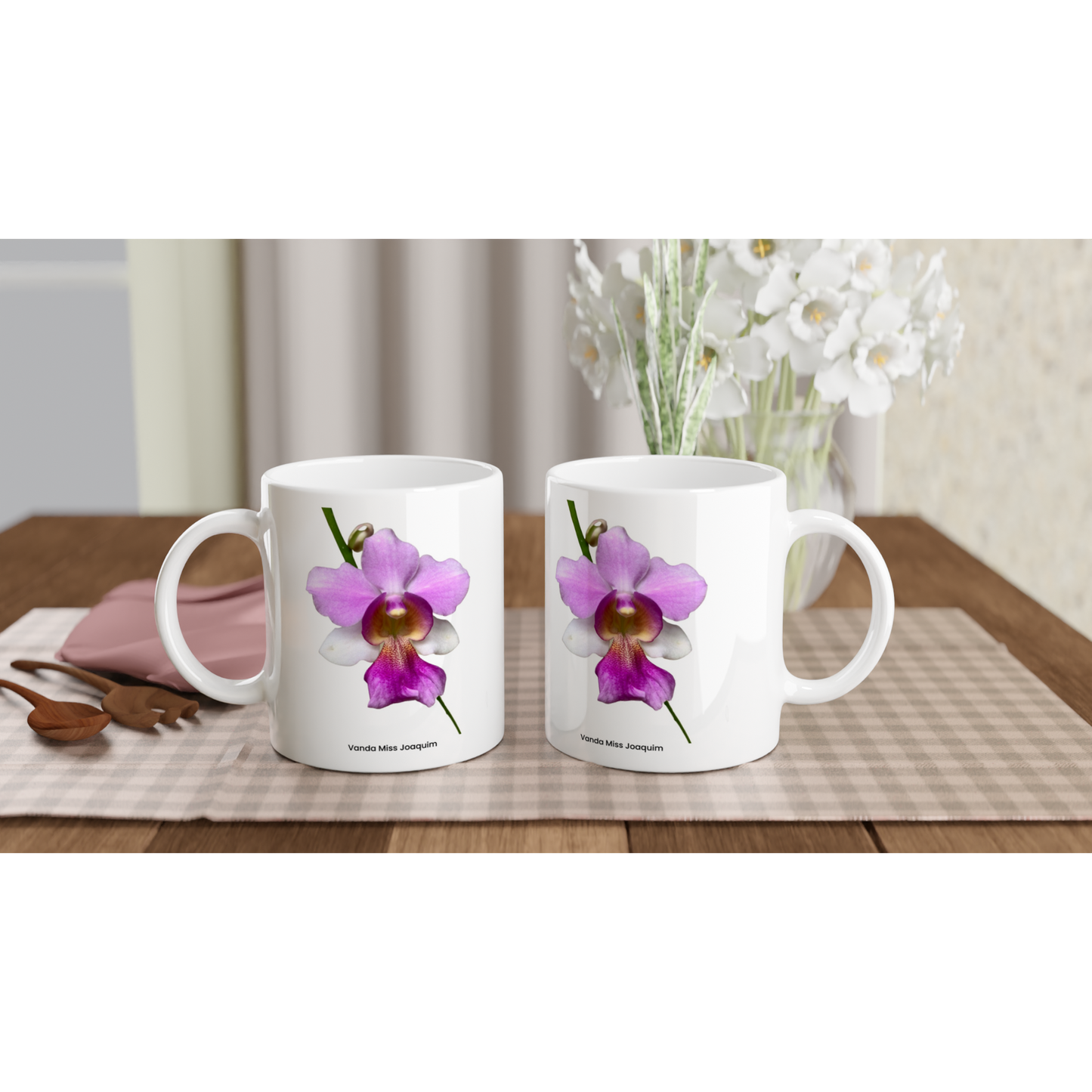 Vanda Miss Joaquim Orchid Coffee Mug