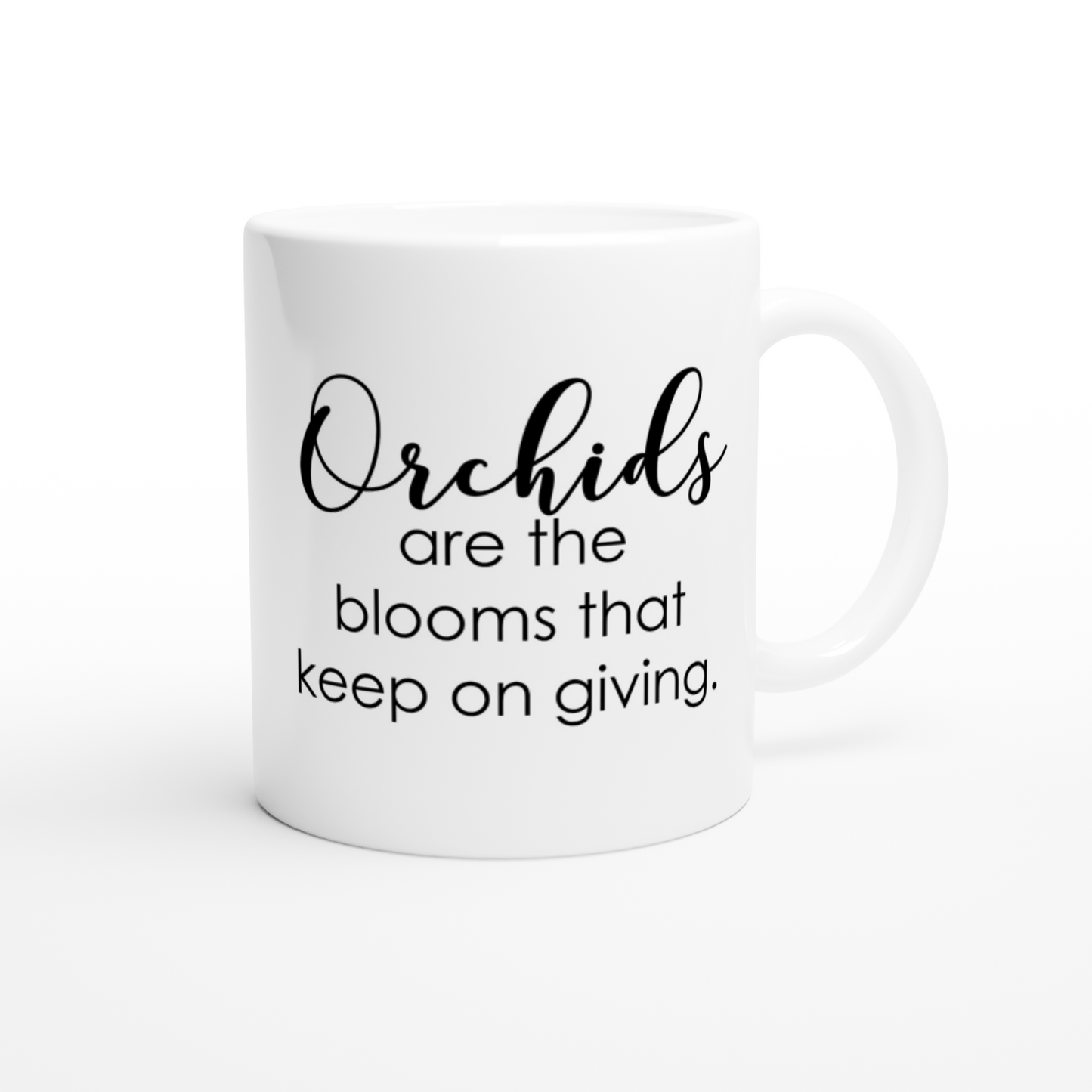 Keep On Giving Orchid Coffee Mug