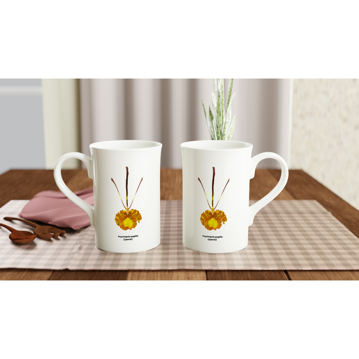 Psychopsis papilio Orchid Porcelain Mug