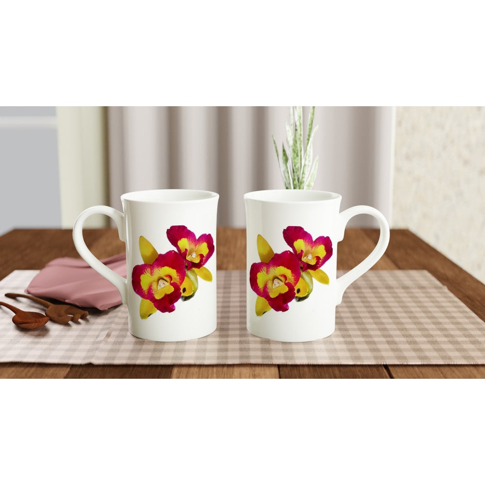 Rth. Feng Weng Free Orchid Porcelain Mug