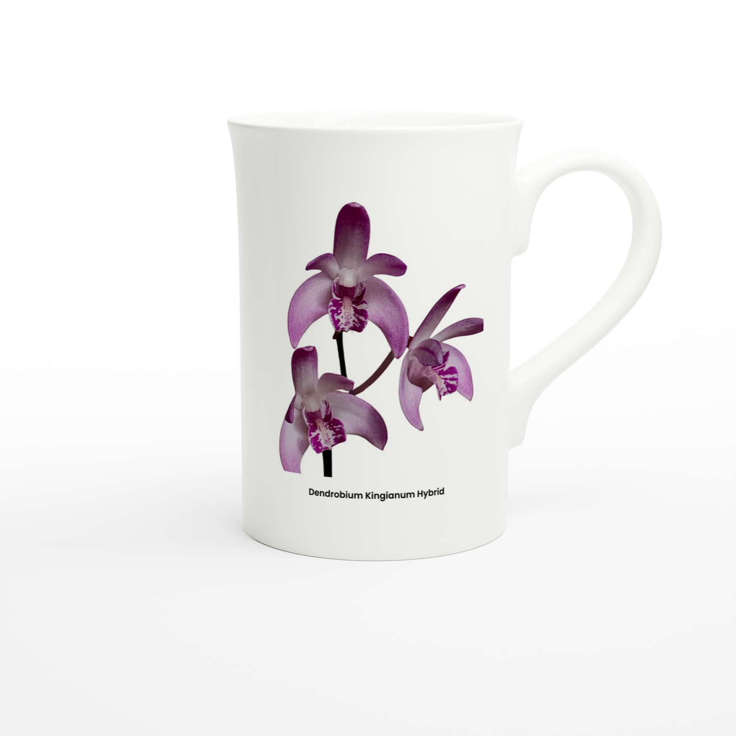 Dendrobium Kingianum Hybrid Orchid Porcelain Mug