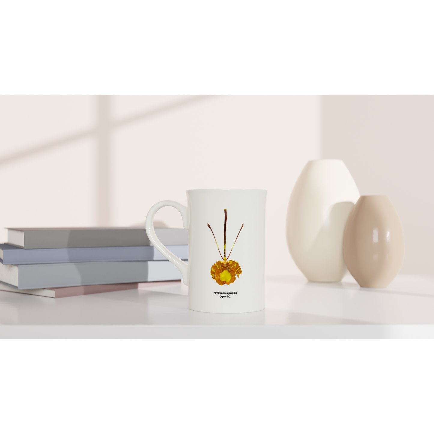 Psychopsis papilio Orchid Porcelain Mug