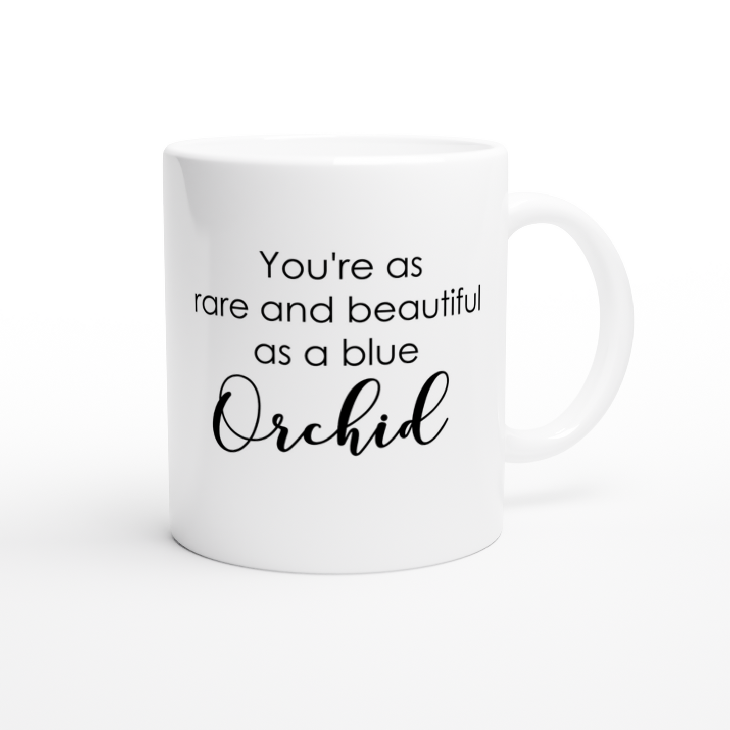 Beautiful Blue Orchid Coffee Mug