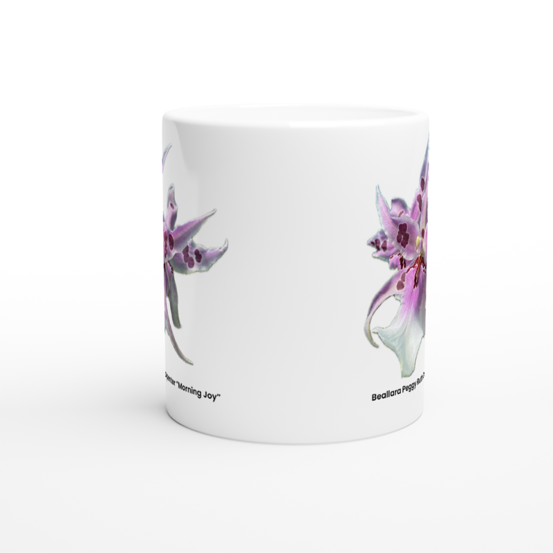 Bea. Peggy Ruth Carpenter " Morning Joy" Orchid Coffee Mug