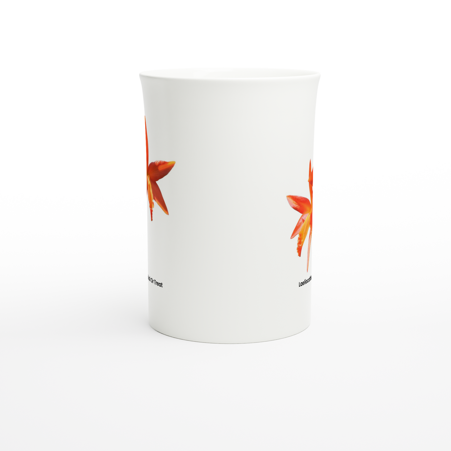 Laeliocattleya Trick Or Treat Orchid Porcelain Mug