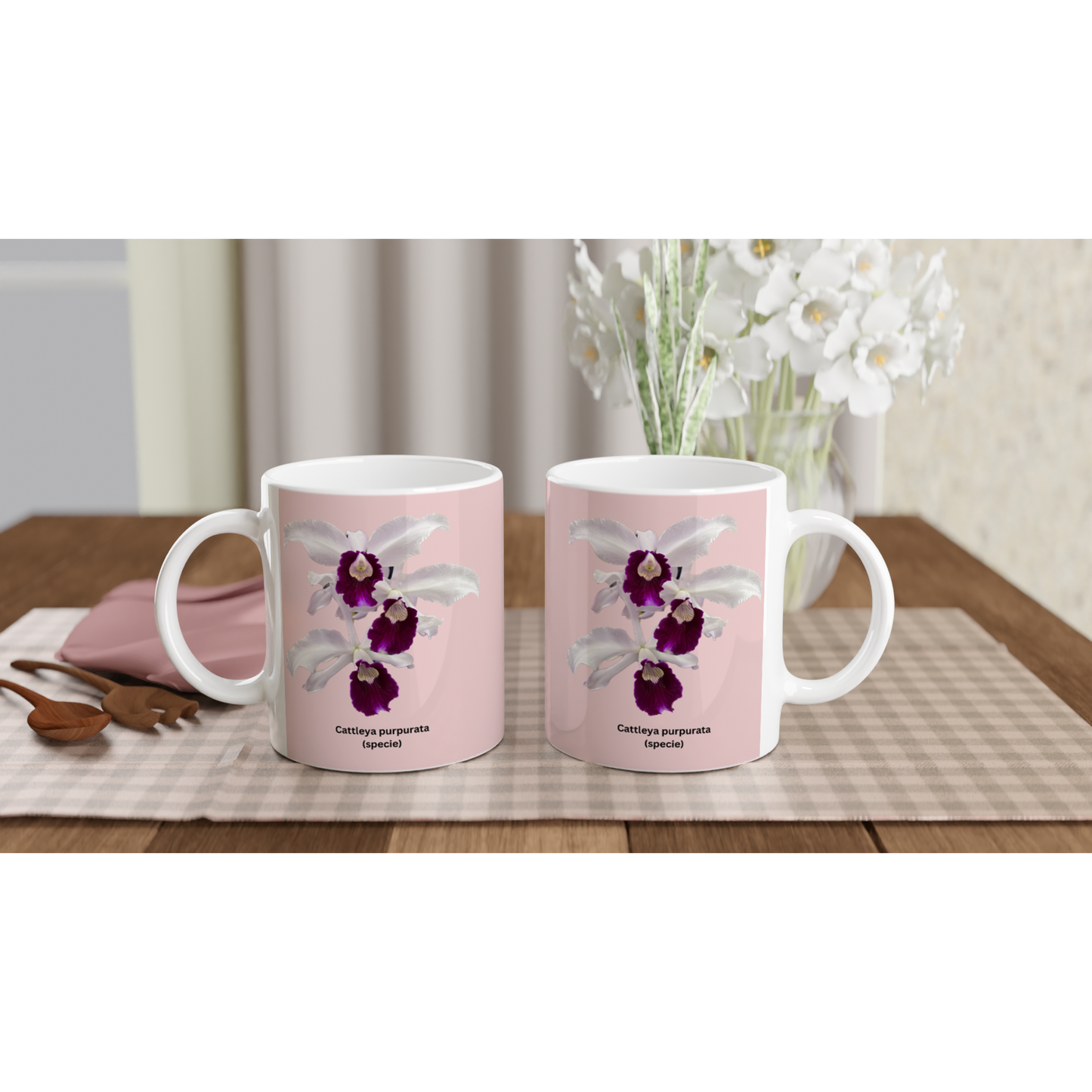 Cattleya purpurata Orchid Coffee Mug