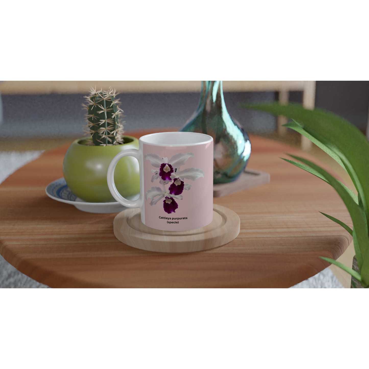 Cattleya purpurata Orchid Coffee Mug