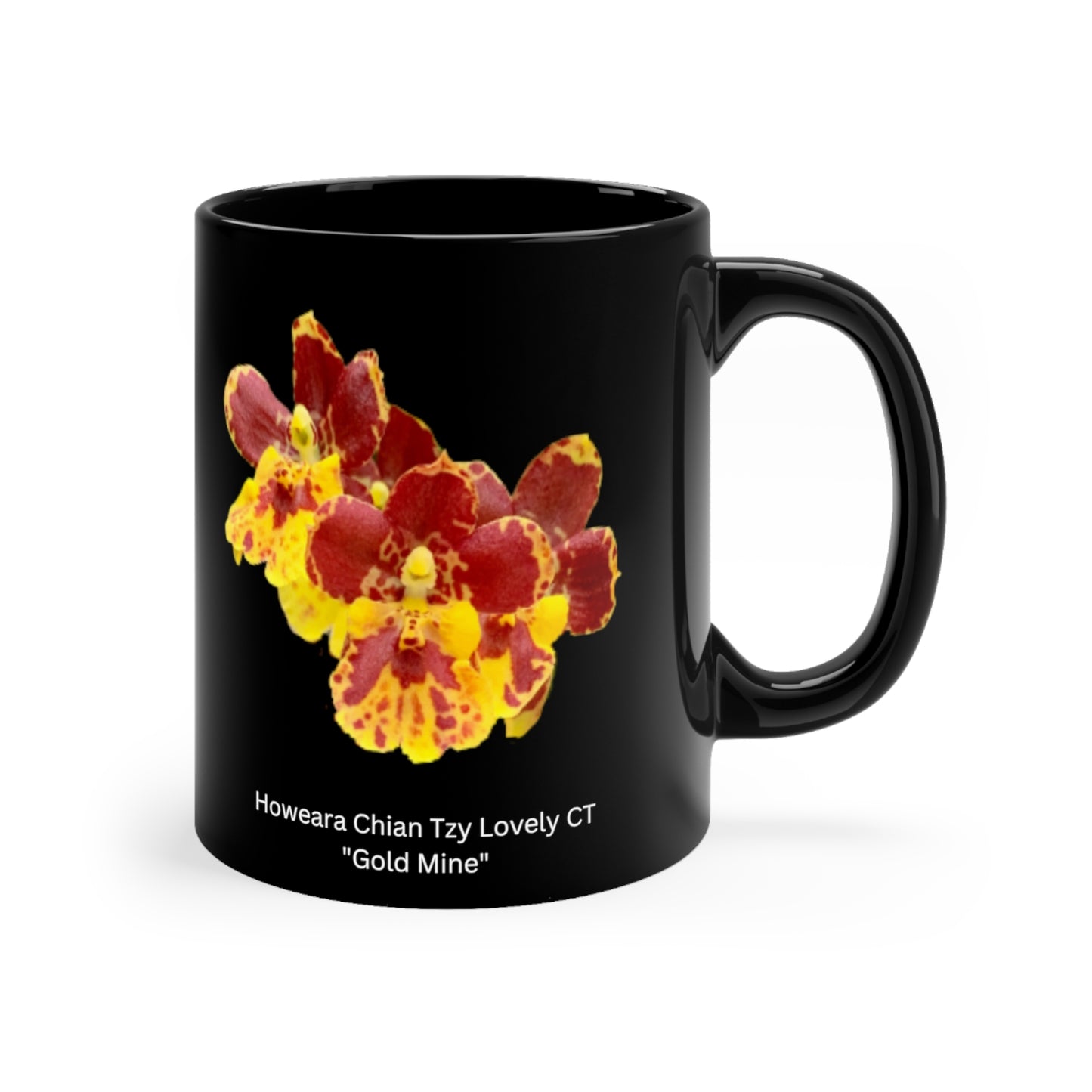 Howeara Chian Tzy CT "Gold Mine" Orchid Coffee Mug