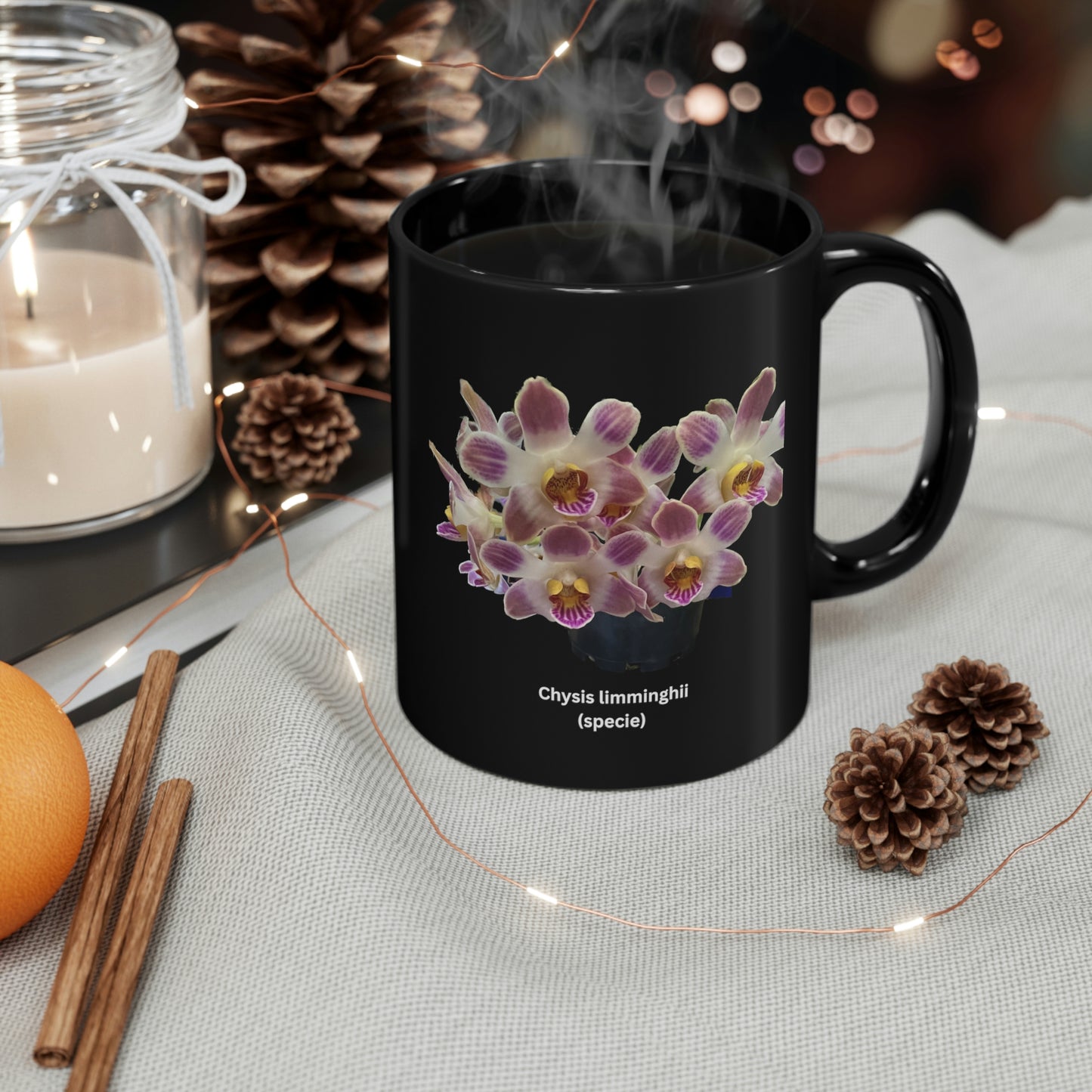 Chysis limminghei Orchid Coffee Mug