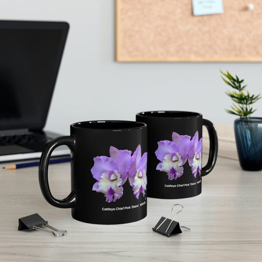 Cattleya Chief Pink 'Diana' Orchid Coffee Mug