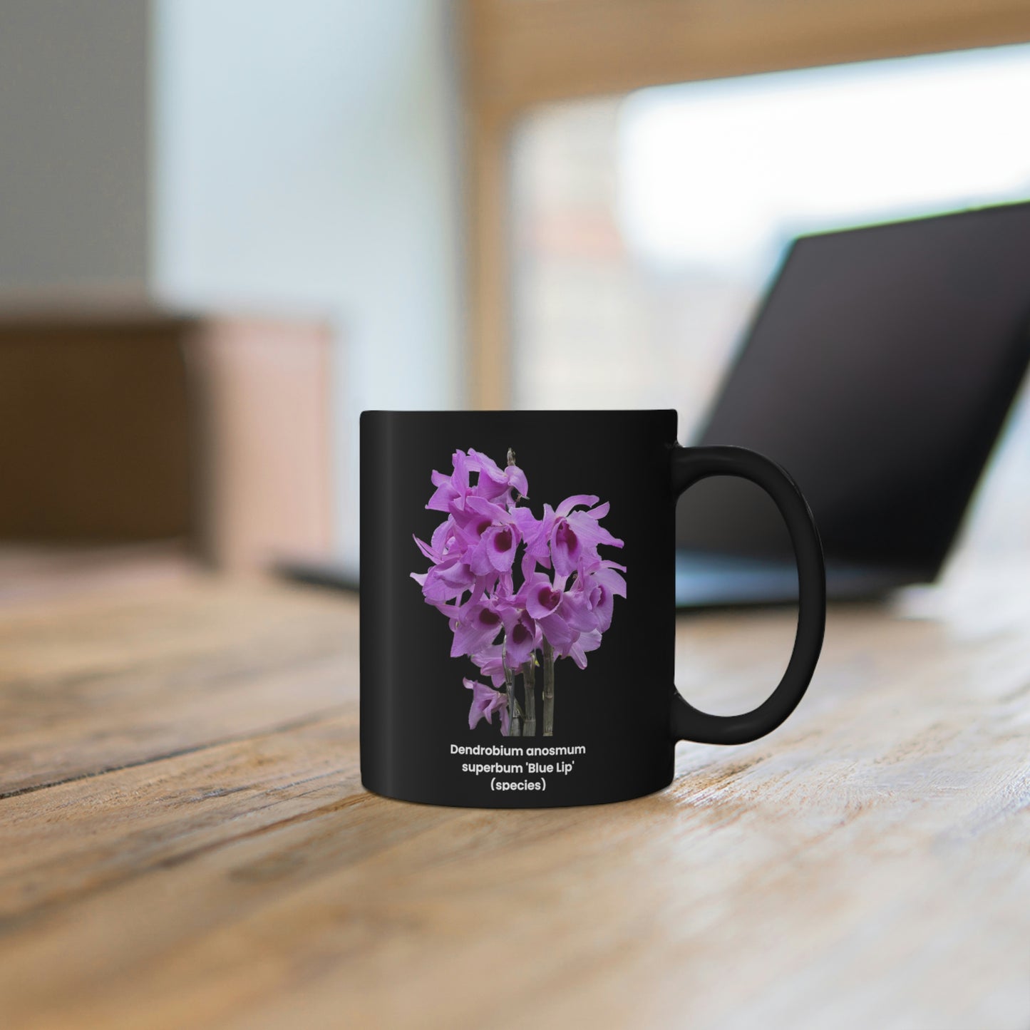 Dendrobium anosmum superbum 'Blue Lip' Orchid Coffee Mug