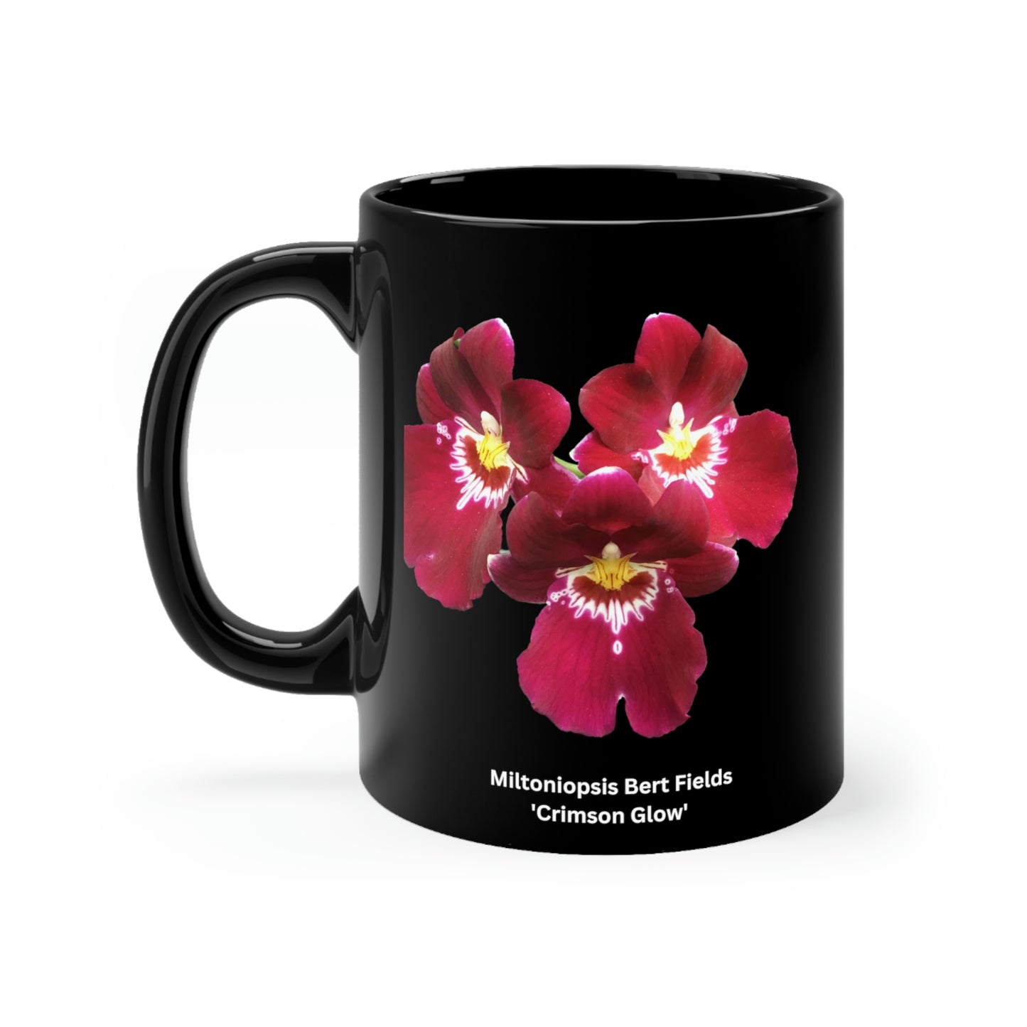 Miltoniopsis Bert Fields 'Crimson Glow' Coffee Mug