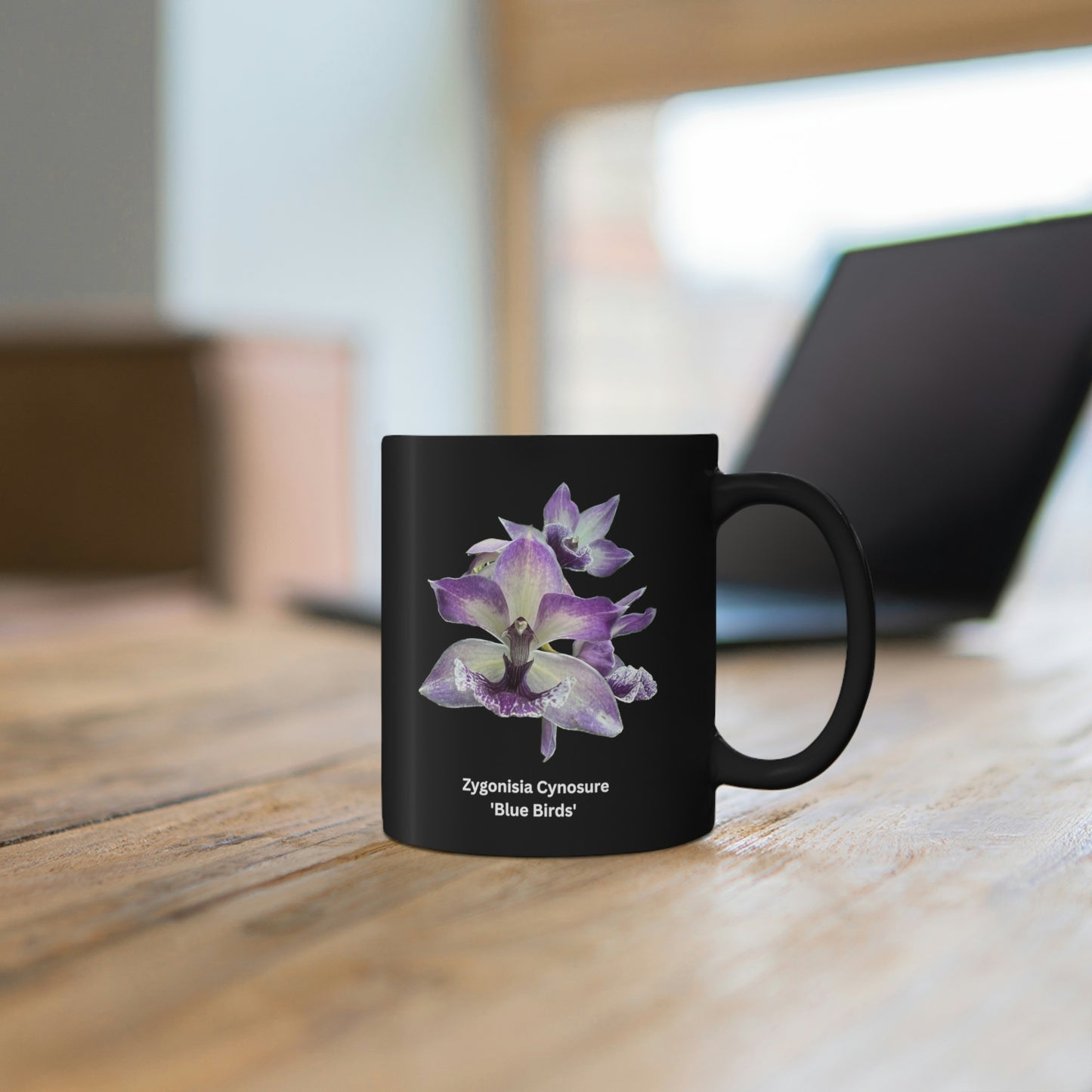 ZygonisiaYellow Cymbidium Orchid Coffee MugCynosure 'Blue Bird' Orchid Coffee Mug