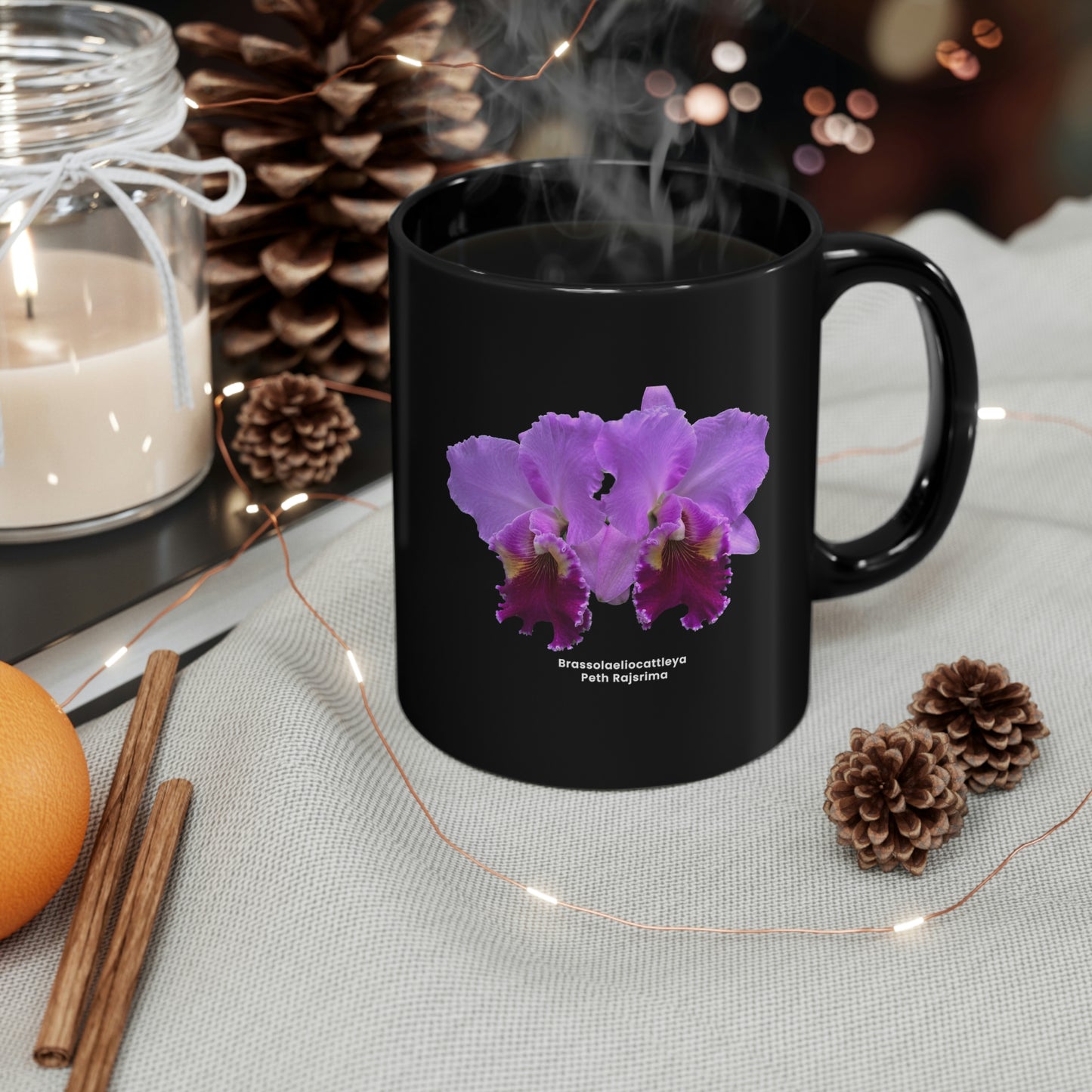 Brassolaeliocattleya Peth Rasjrima Orchid Coffee Mug