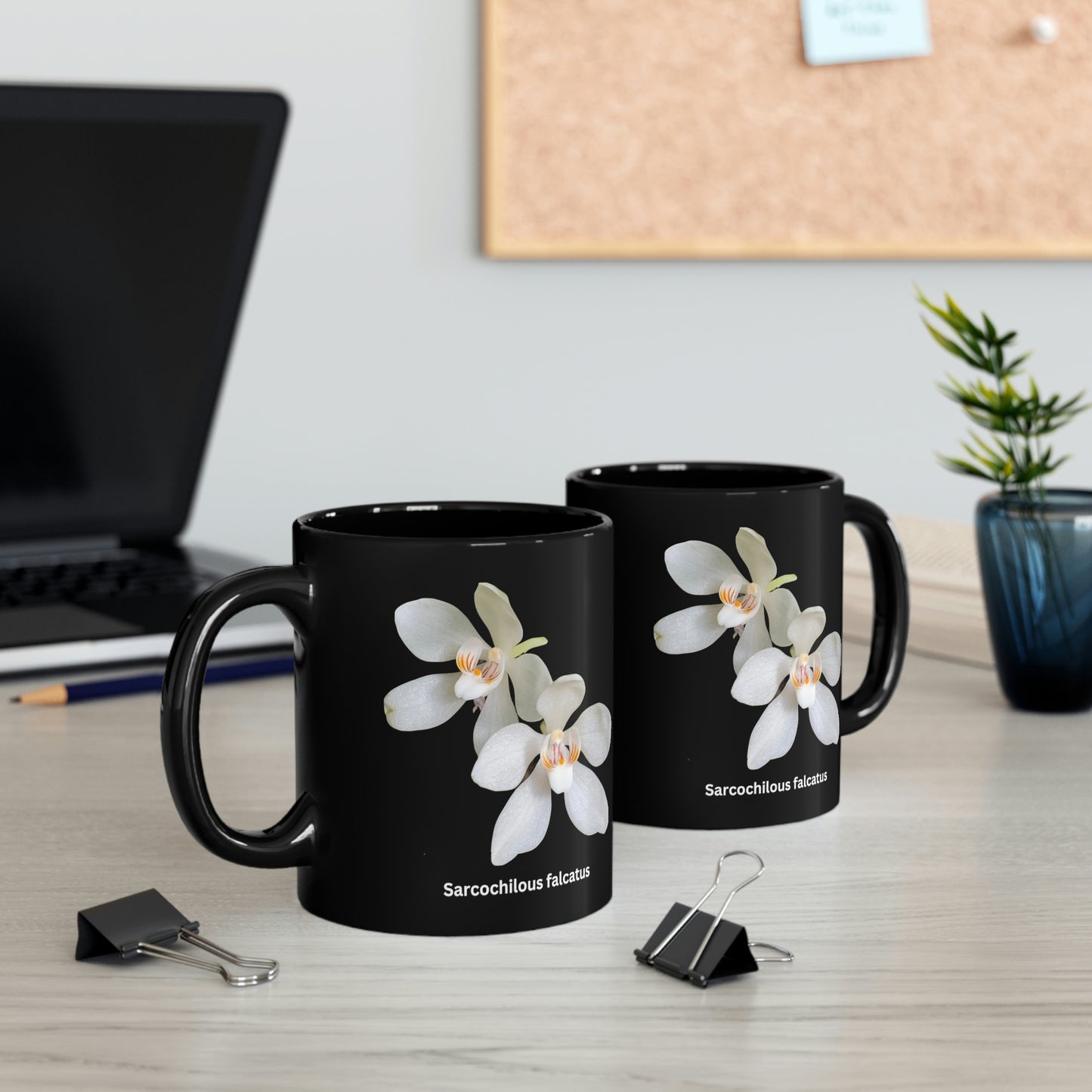 Sarcochilous falcatus Orchid Coffee Mug