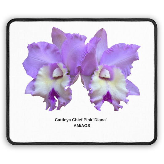 Cattleya Chief Pink 'Diana' Orchid Mouse Pad