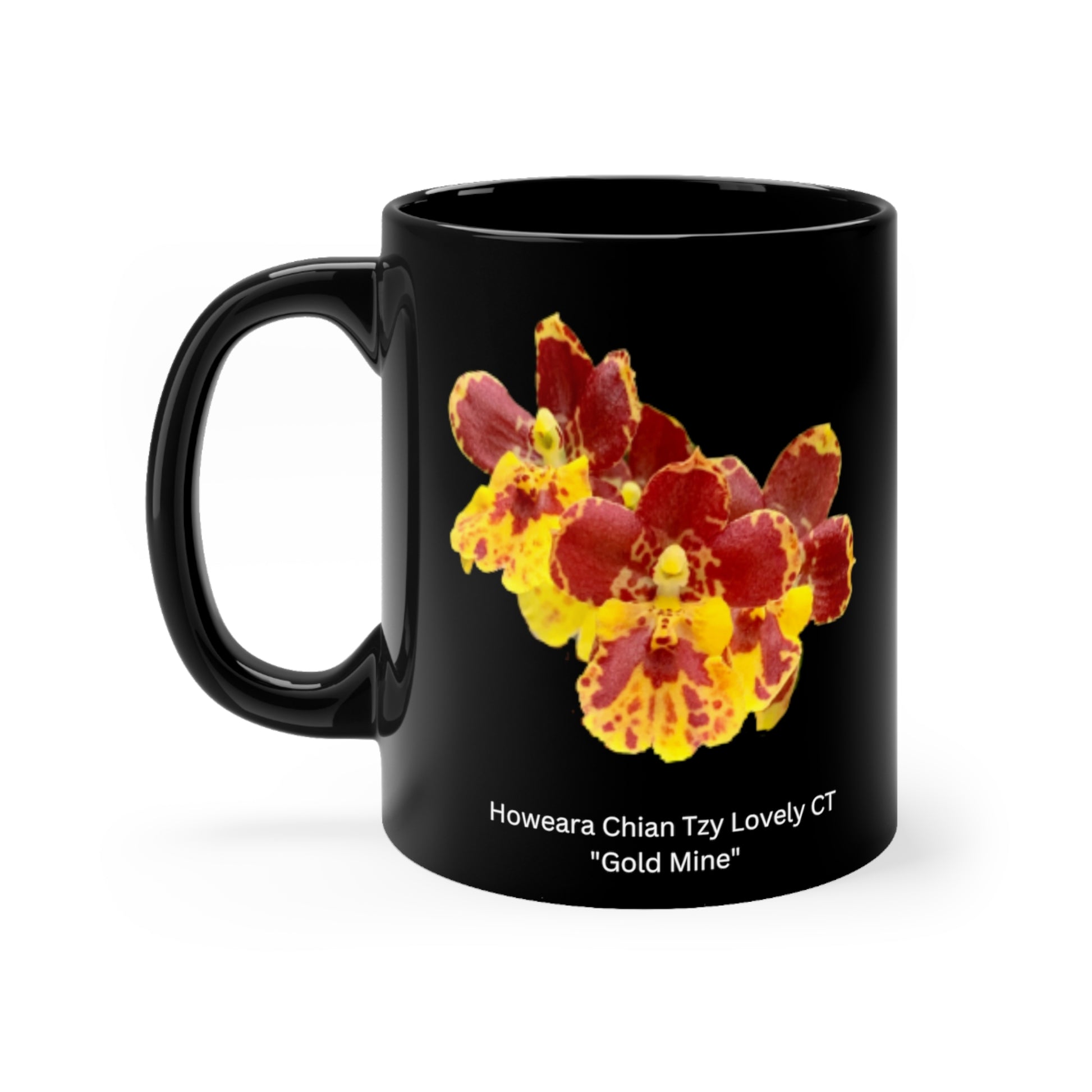 Howeara Chian Tzy CT "Gold Mine" Orchid Coffee Mug