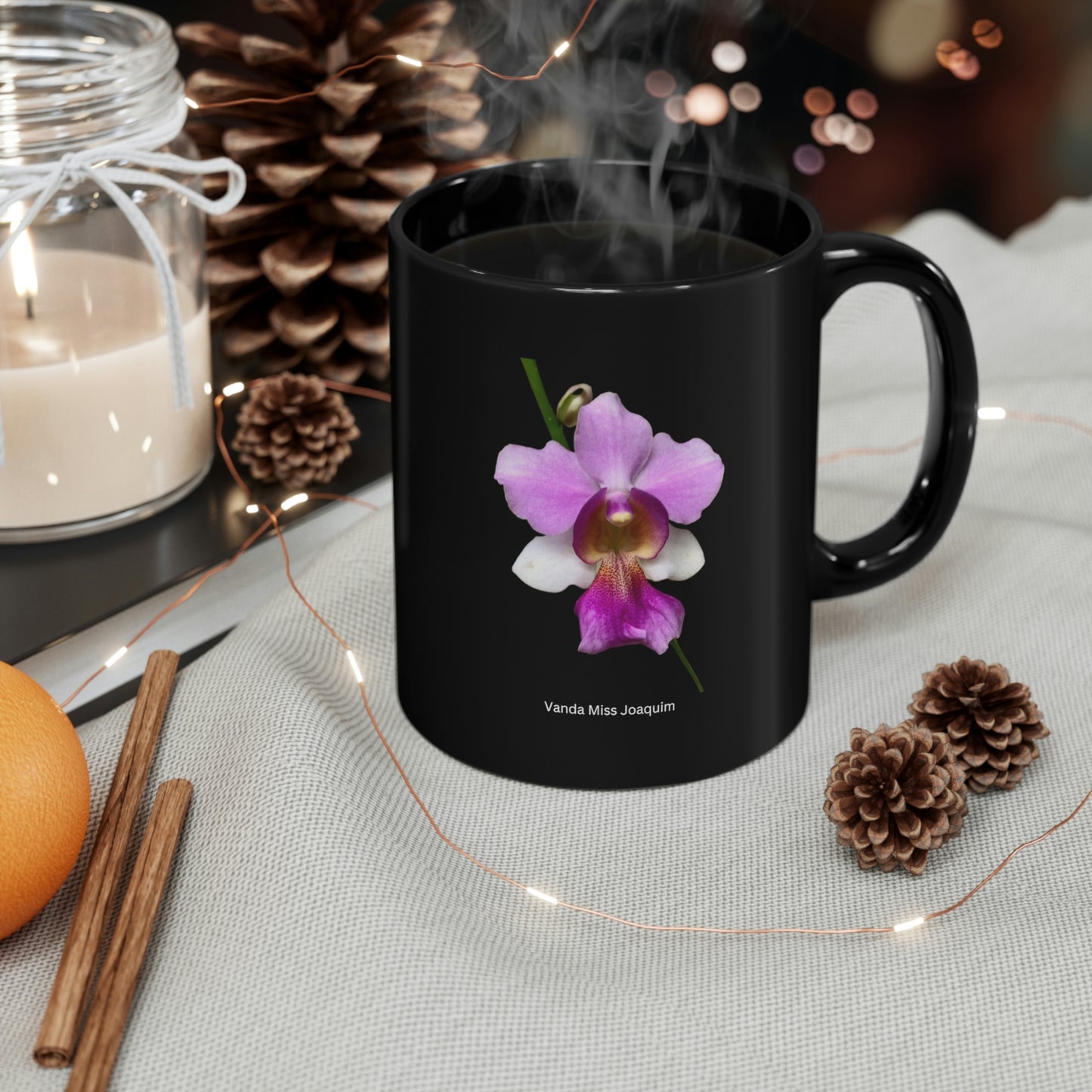 Vanda Miss Joaquim Orchid Coffee Mug