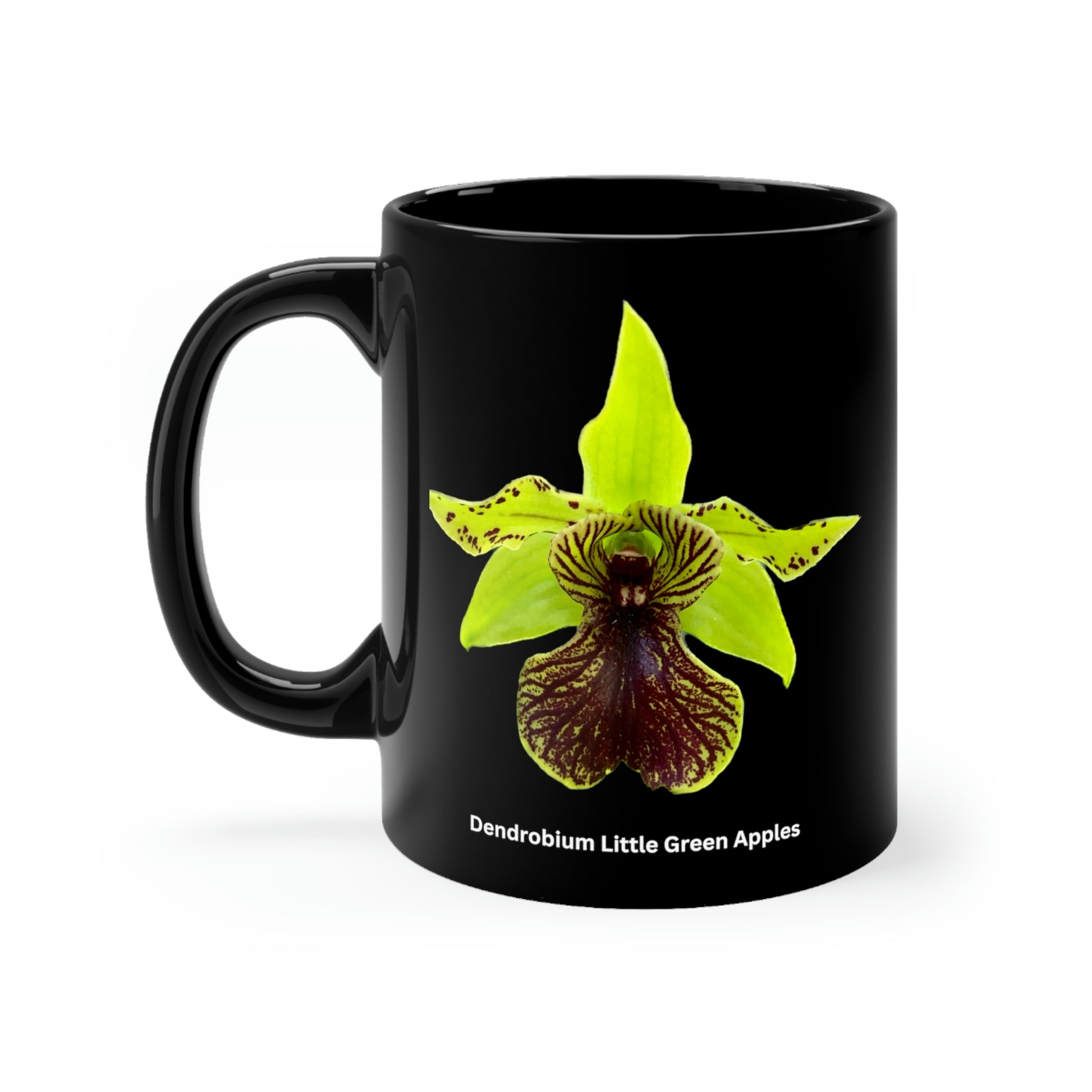 Dendrobium Little Green Apples Orchid Coffee Mug