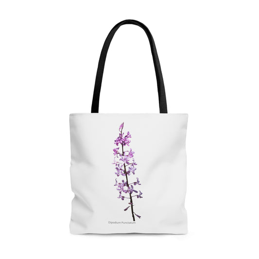 Dipodium Punctatum Orchid Tote Bag