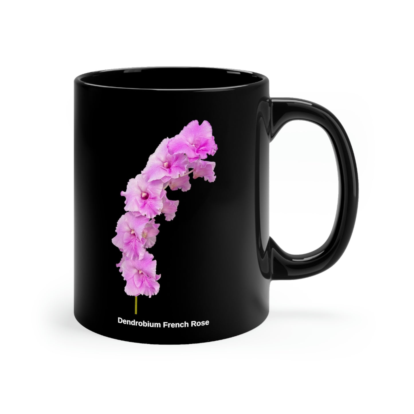 Dendrobium French Rose Orchid Coffee Mug