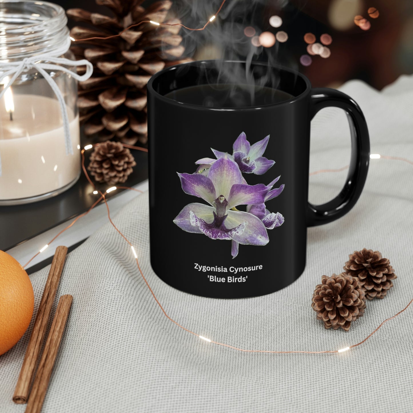 ZygonisiaYellow Cymbidium Orchid Coffee MugCynosure 'Blue Bird' Orchid Coffee Mug