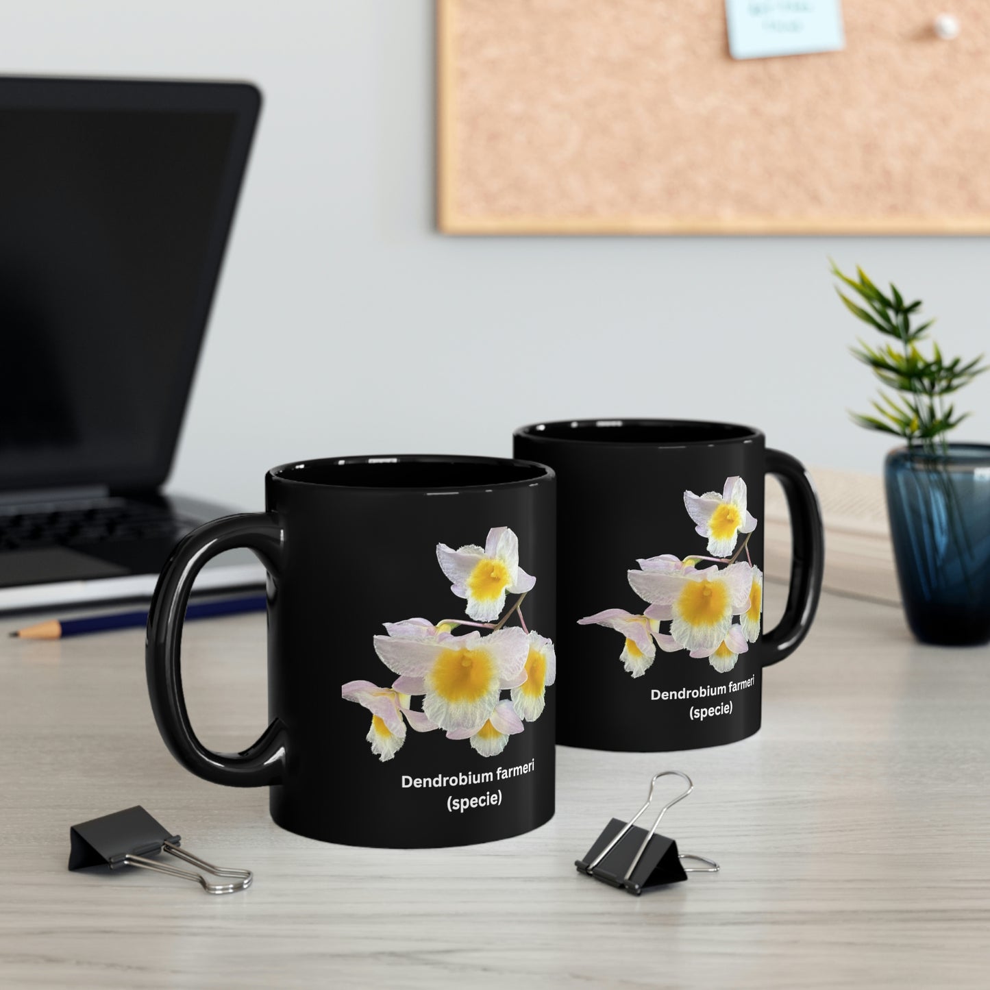 Dendrobium farmeri Orchid Coffee Mug