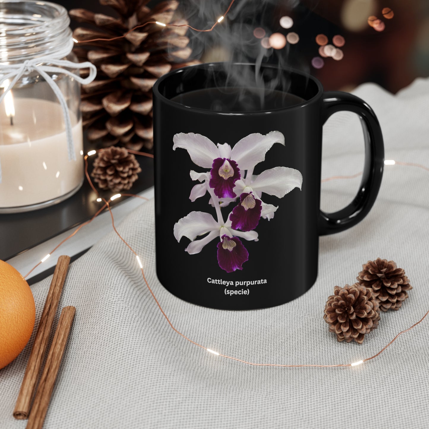 Cattleya purpurata Orchid Coffee Mug