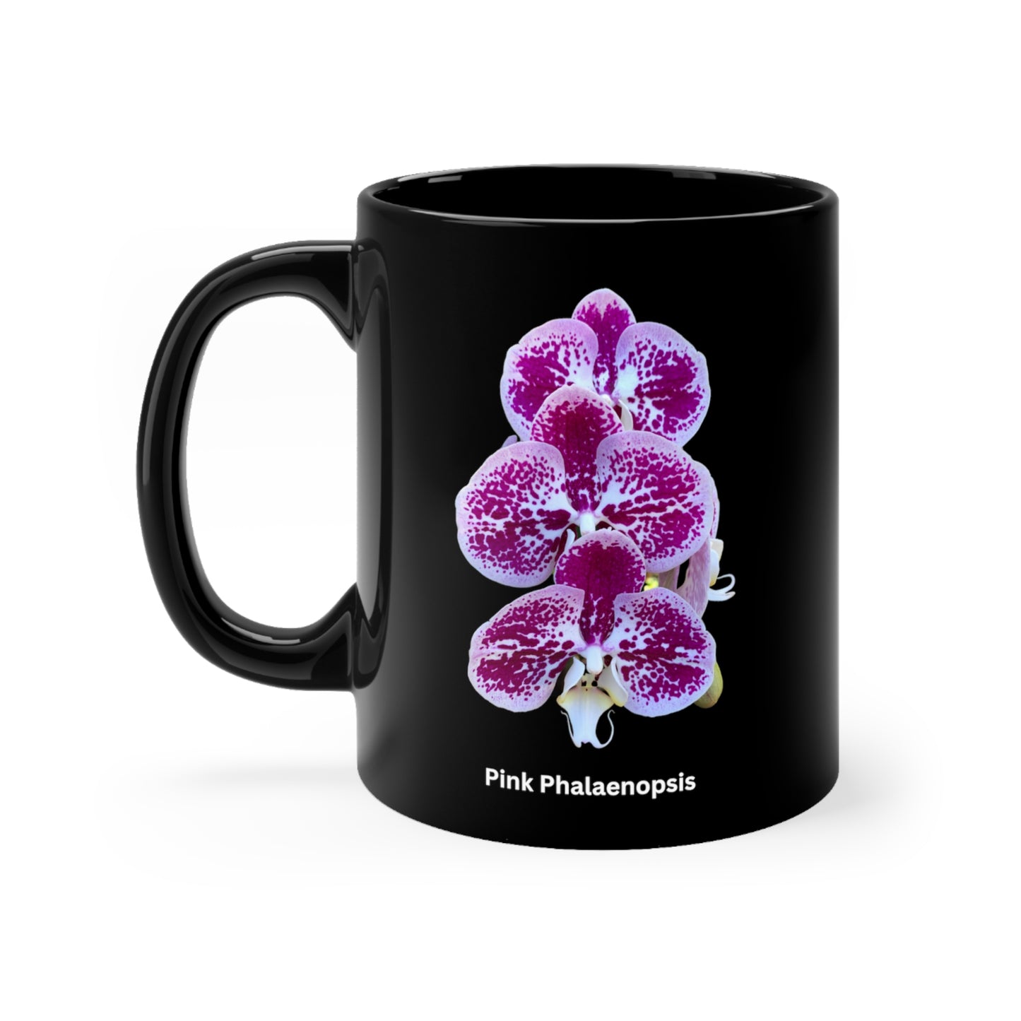 Pink & White Phalaenopsis Orchid Coffee Mug