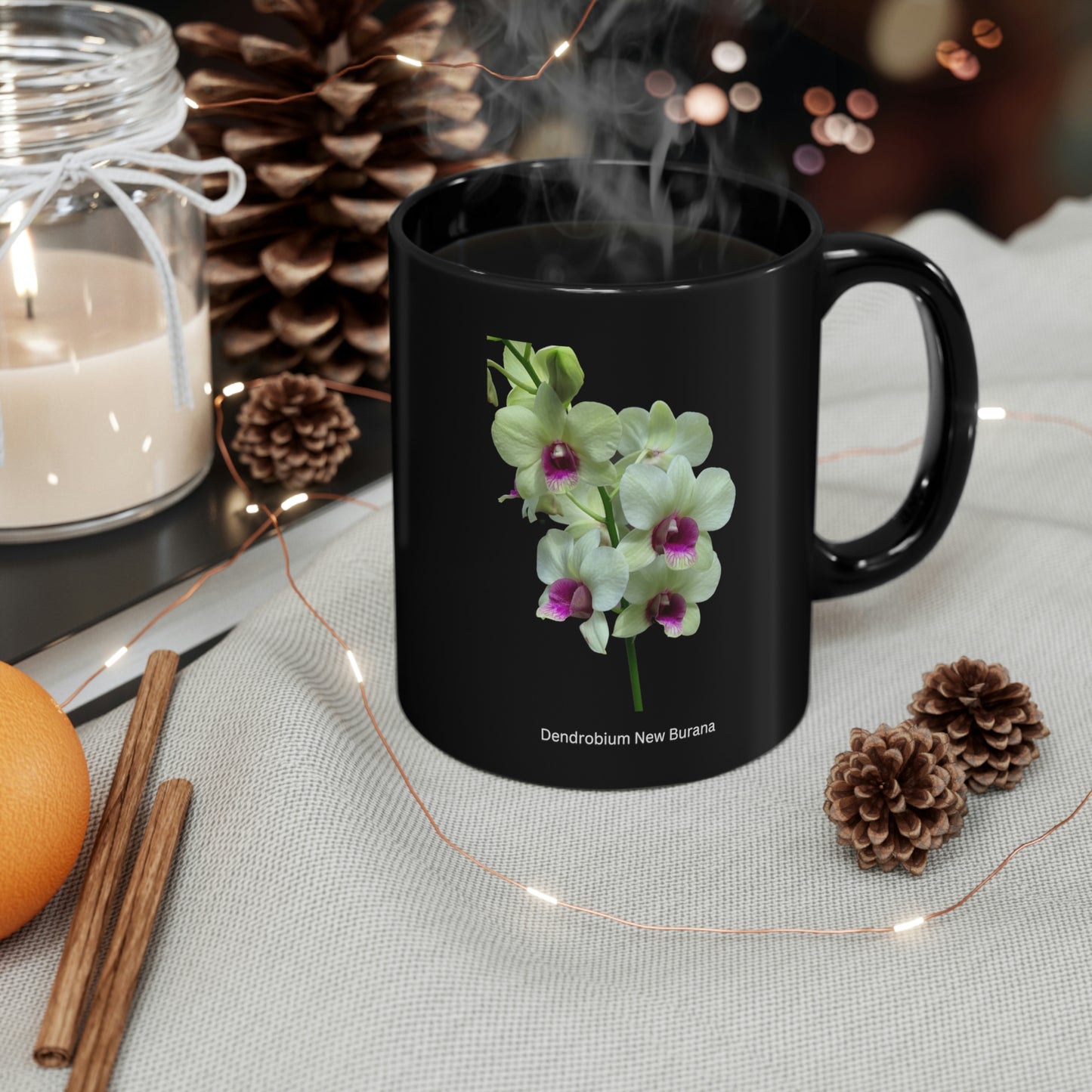 Dendrobium New Burana Orchid Coffee Mug