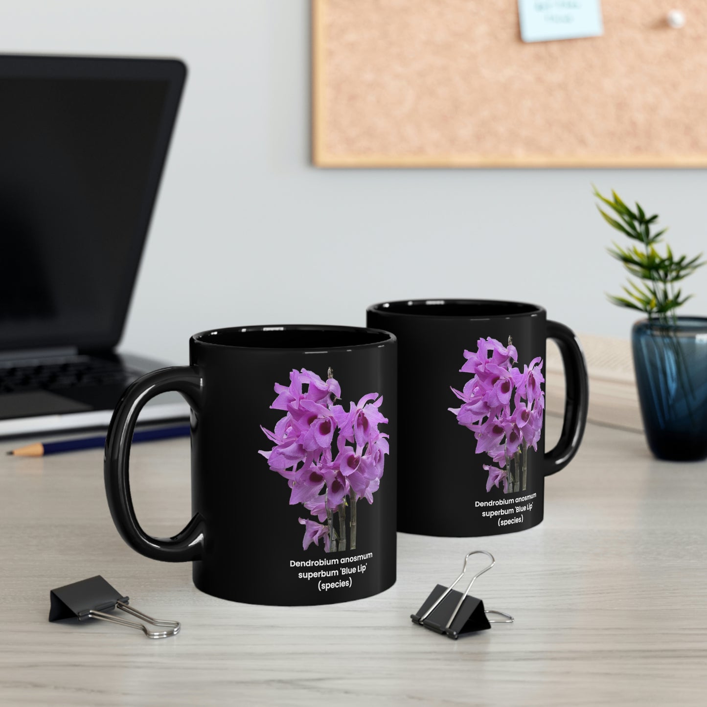 Dendrobium anosmum superbum 'Blue Lip' Orchid Coffee Mug