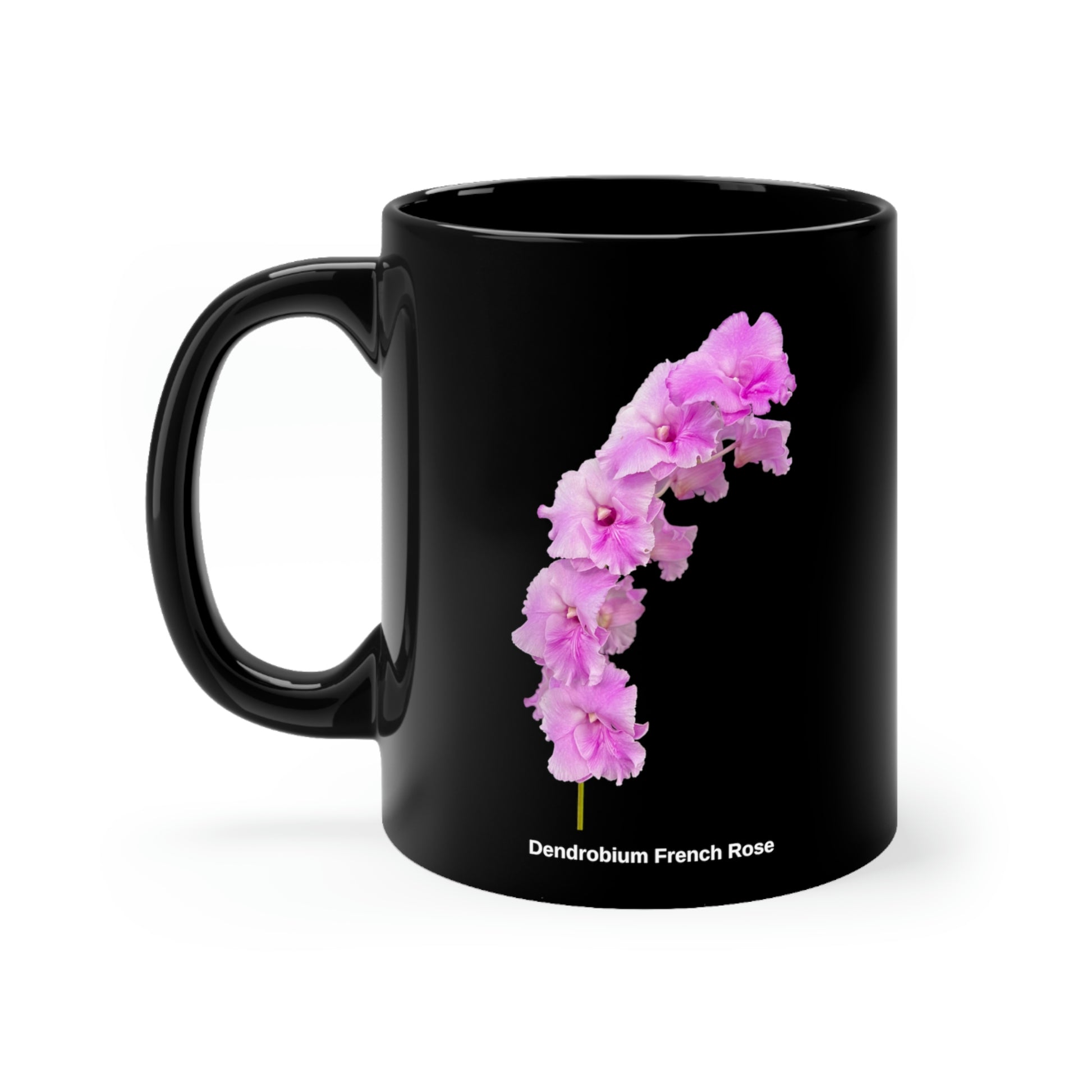 Dendrobium French Rose Orchid Coffee Mug