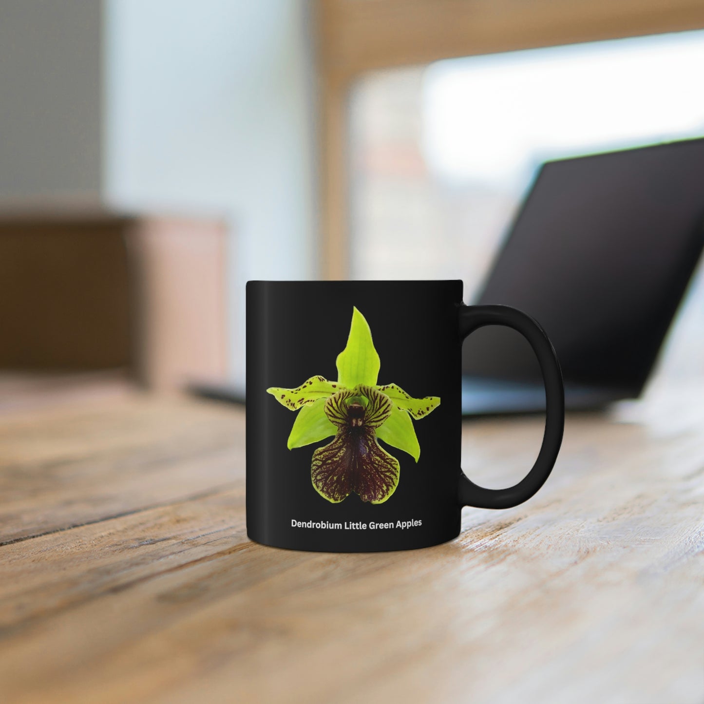 Dendrobium Little Green Apples Orchid Coffee Mug