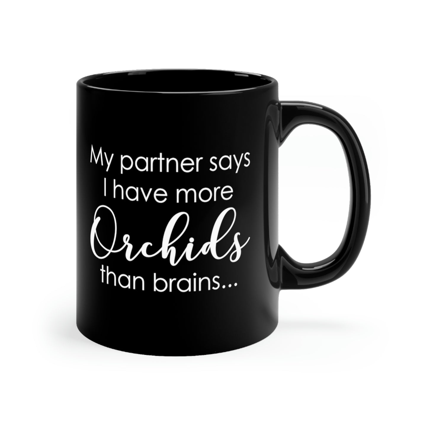 Partner More Orchids Coffee Mug