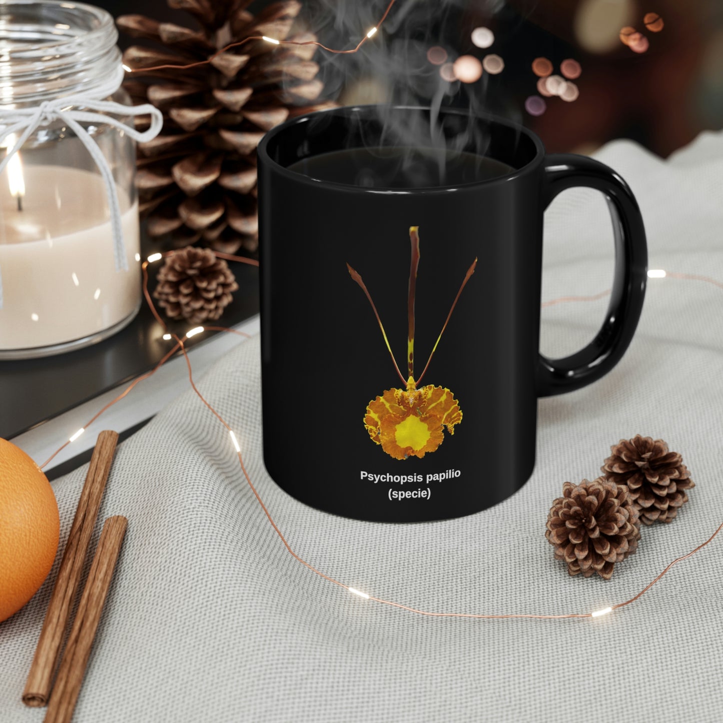 Psychopsis papilio Orchid Coffee Mug