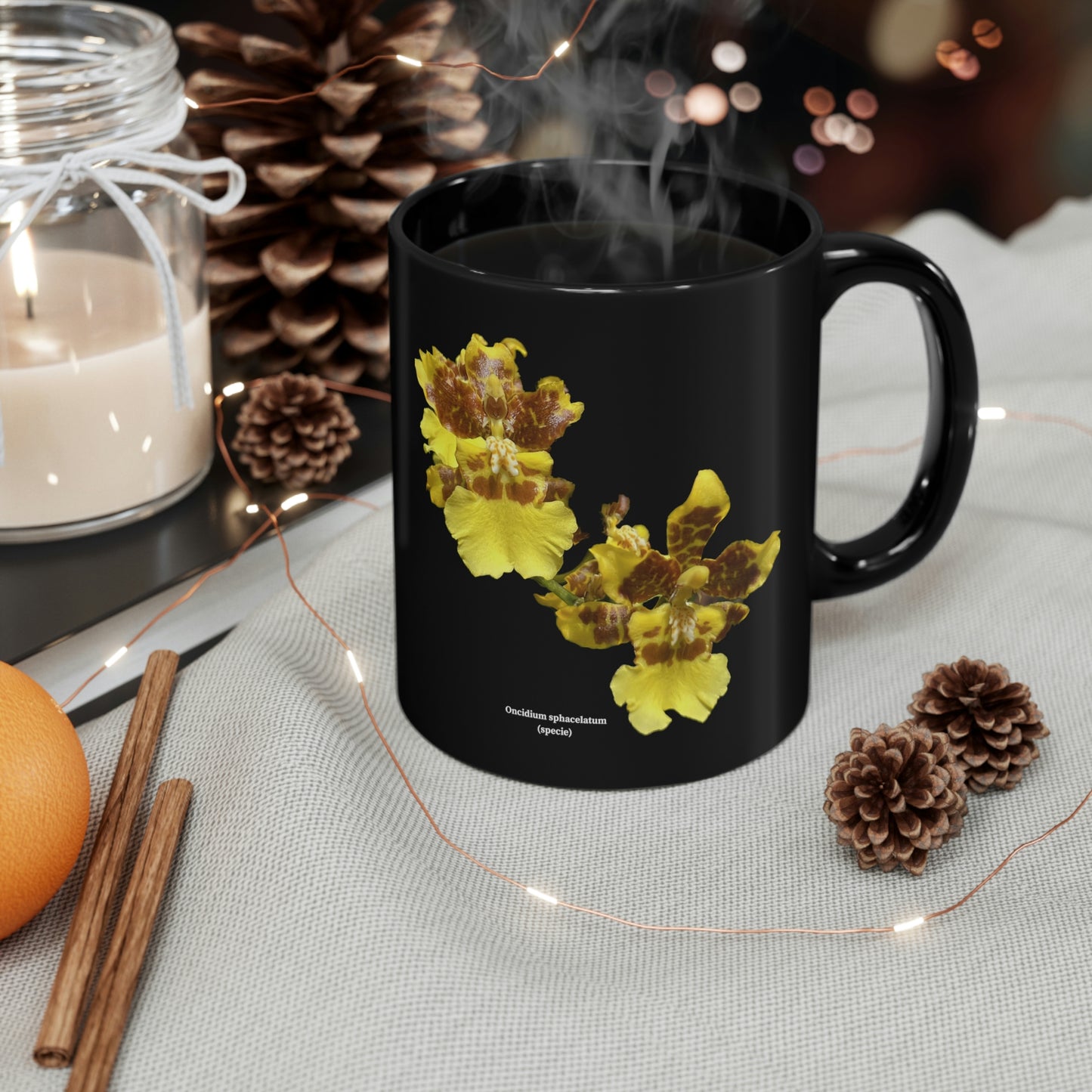 Oncidium sphacelatum Orchid Coffee Mug