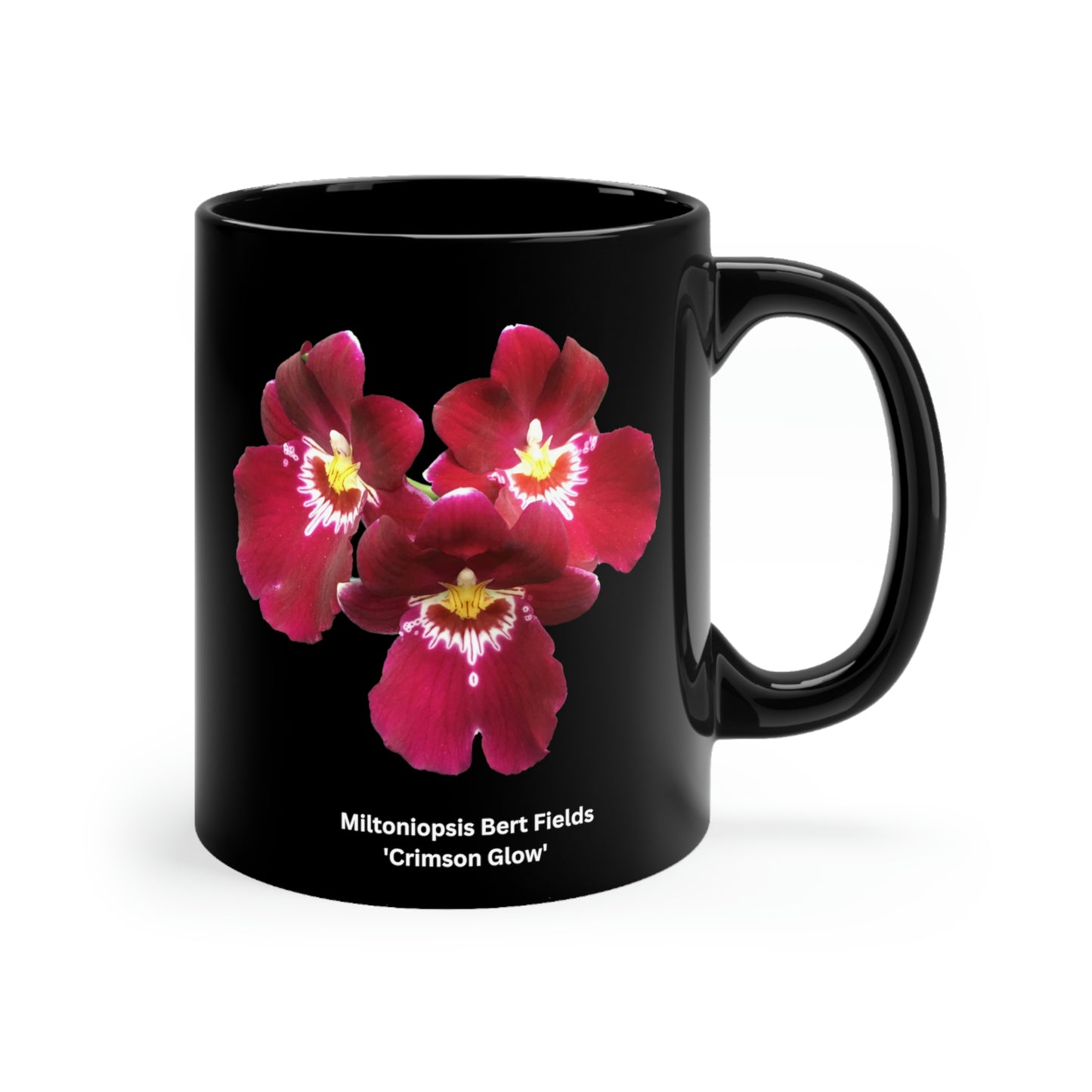 Miltoniopsis Bert Fields 'Crimson Glow' Coffee Mug