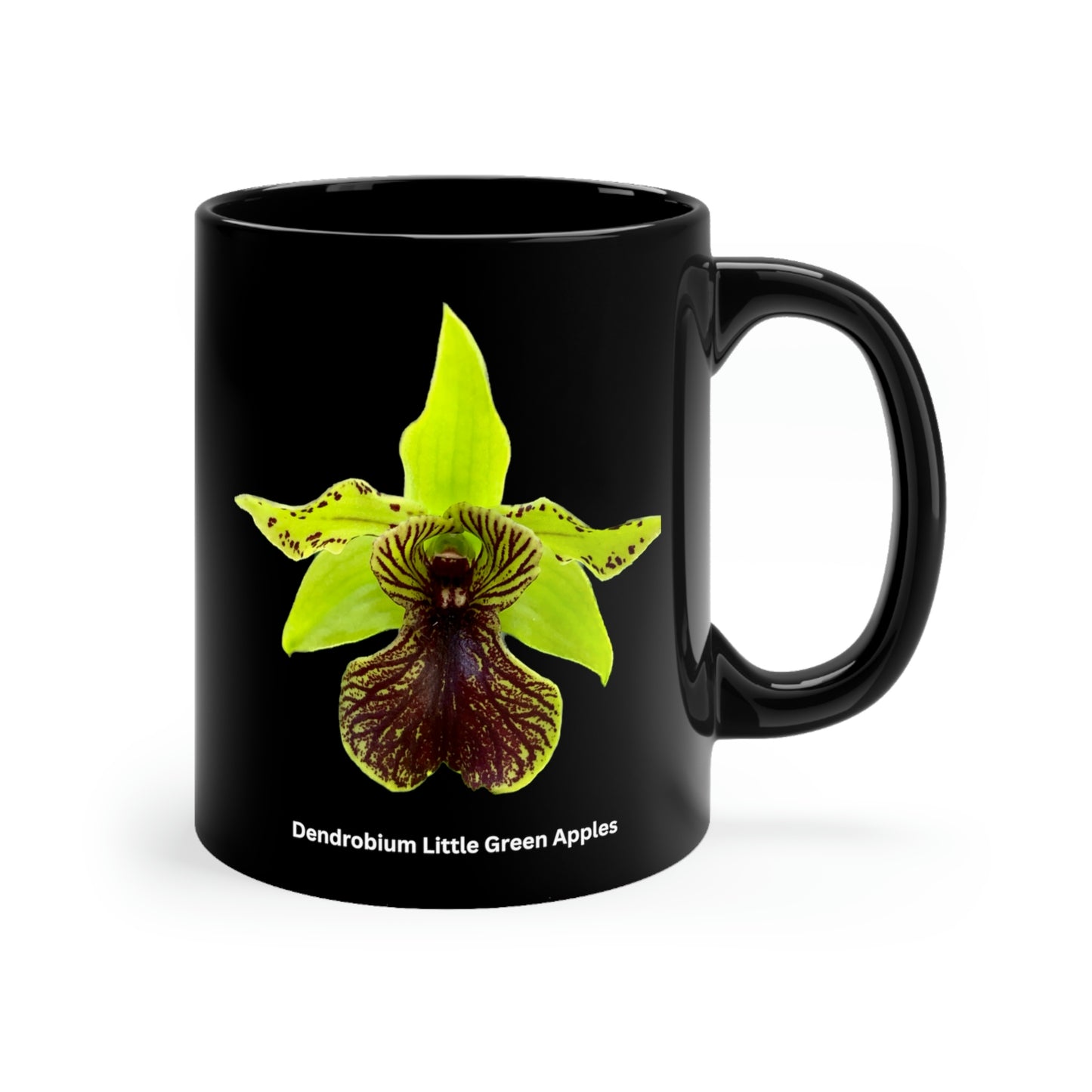 Dendrobium Little Green Apples Orchid Coffee Mug