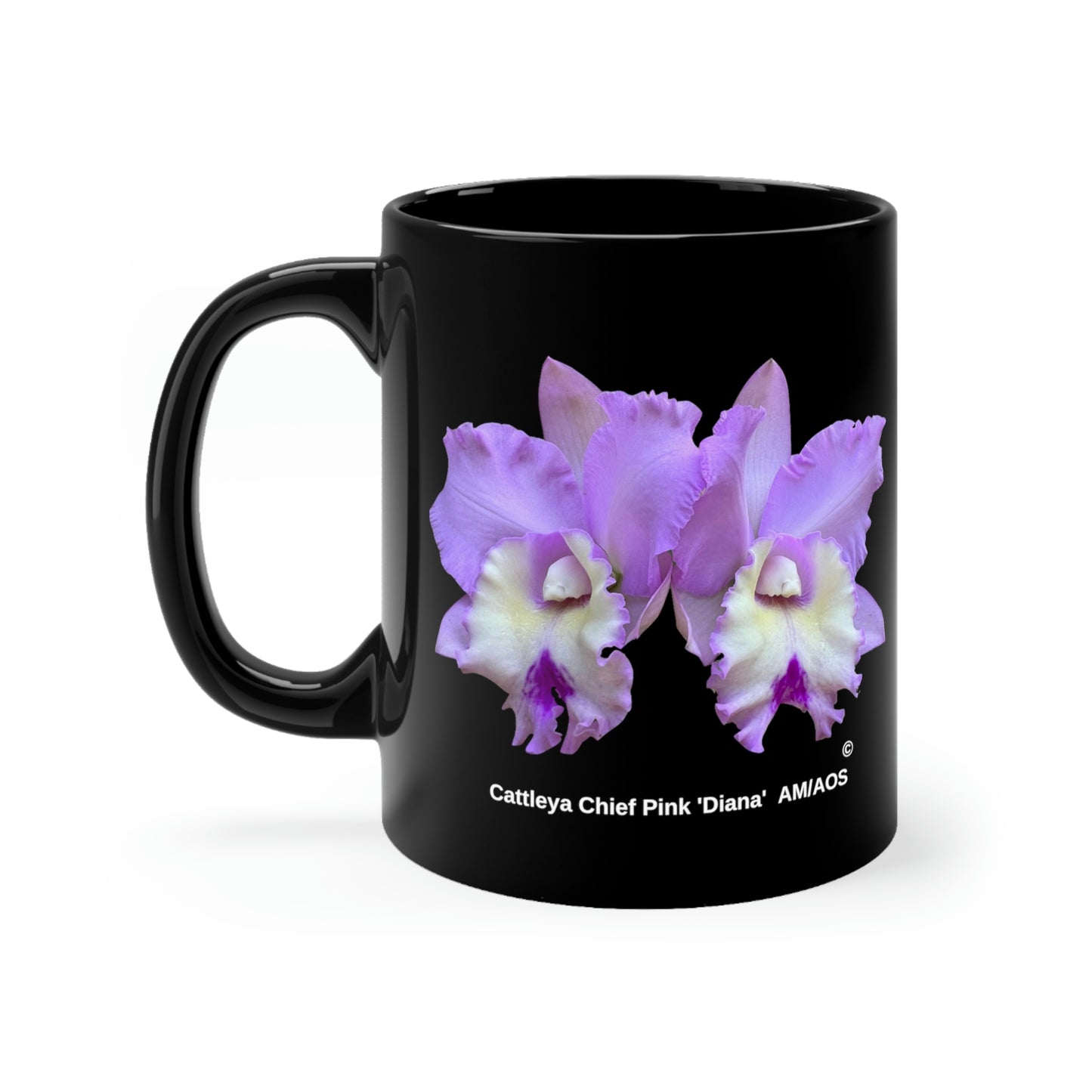 Cattleya Chief Pink 'Diana' Orchid Coffee Mug