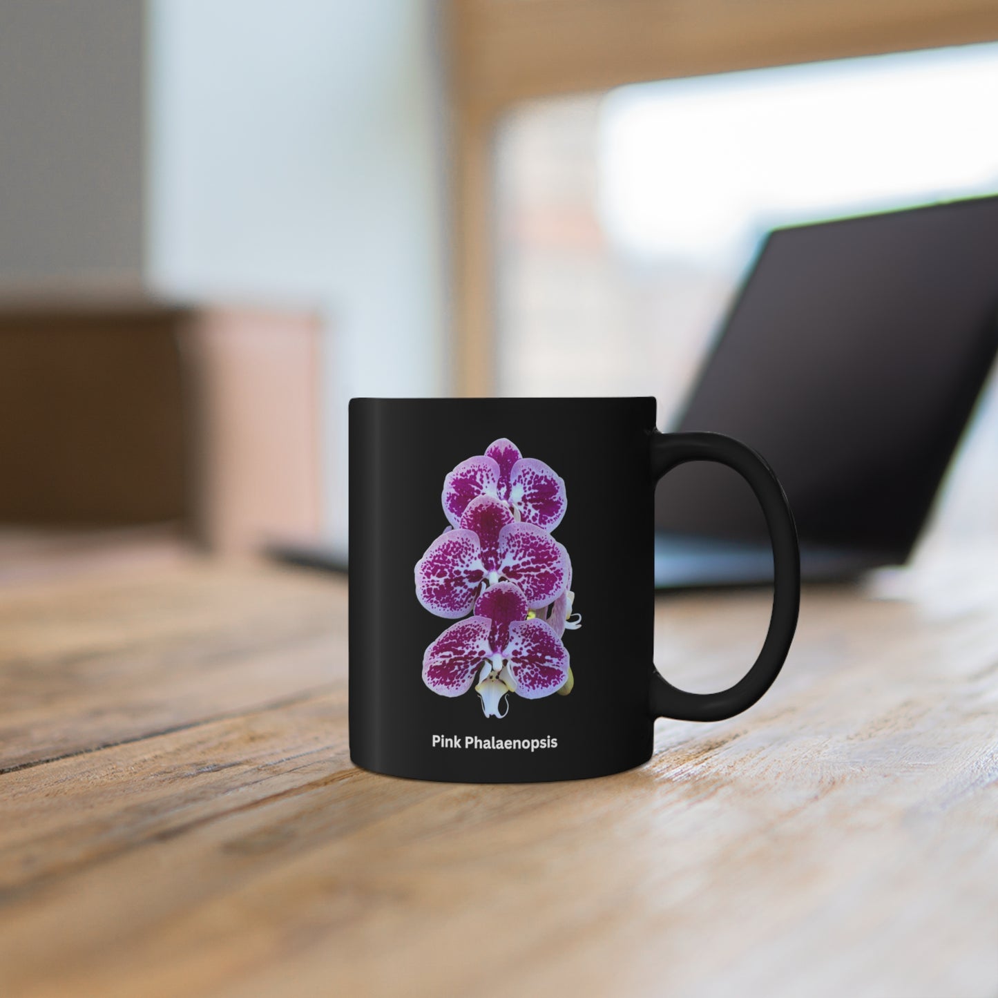 Pink & White Phalaenopsis Orchid Coffee Mug