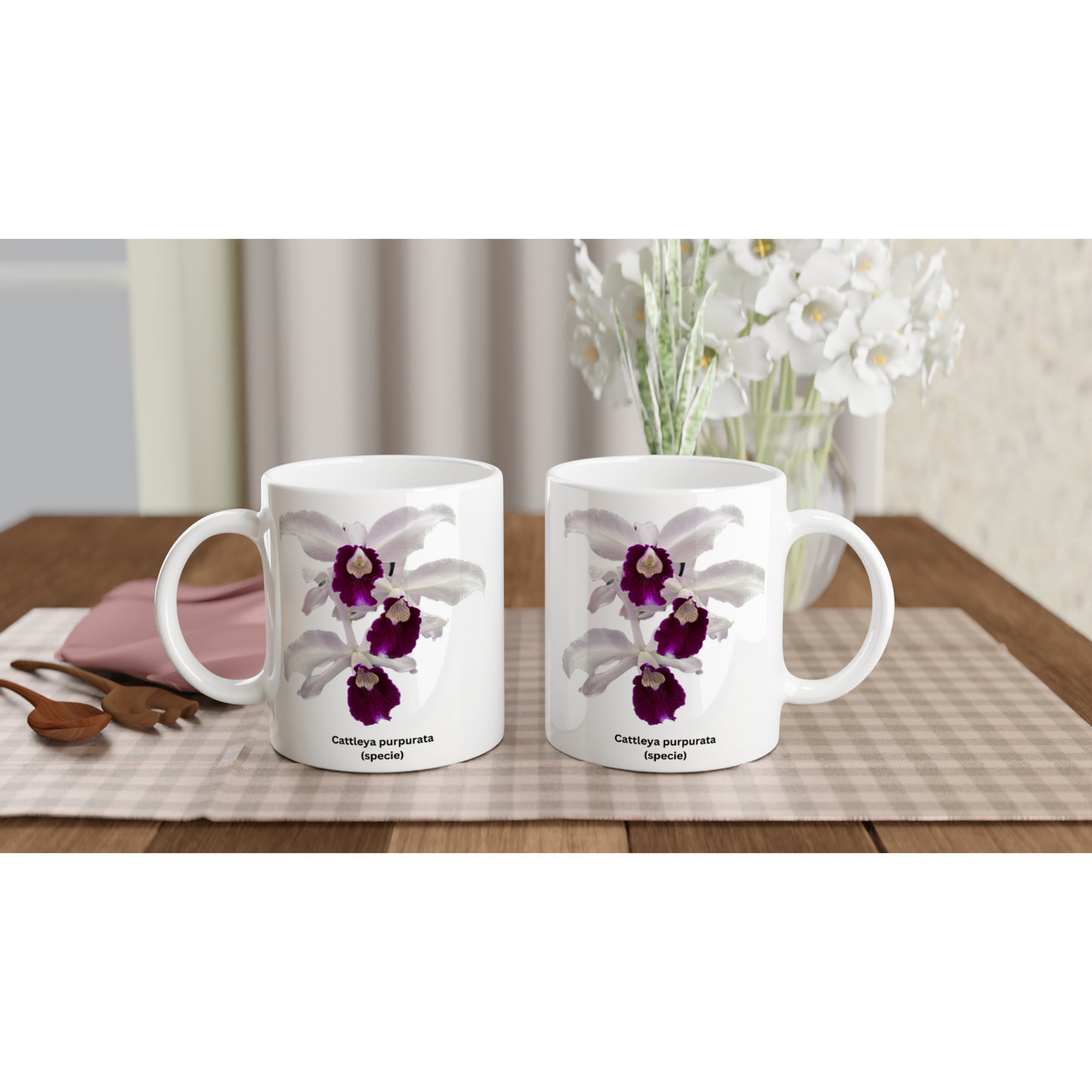 Cattleya purpurata Orchid Coffee Mug