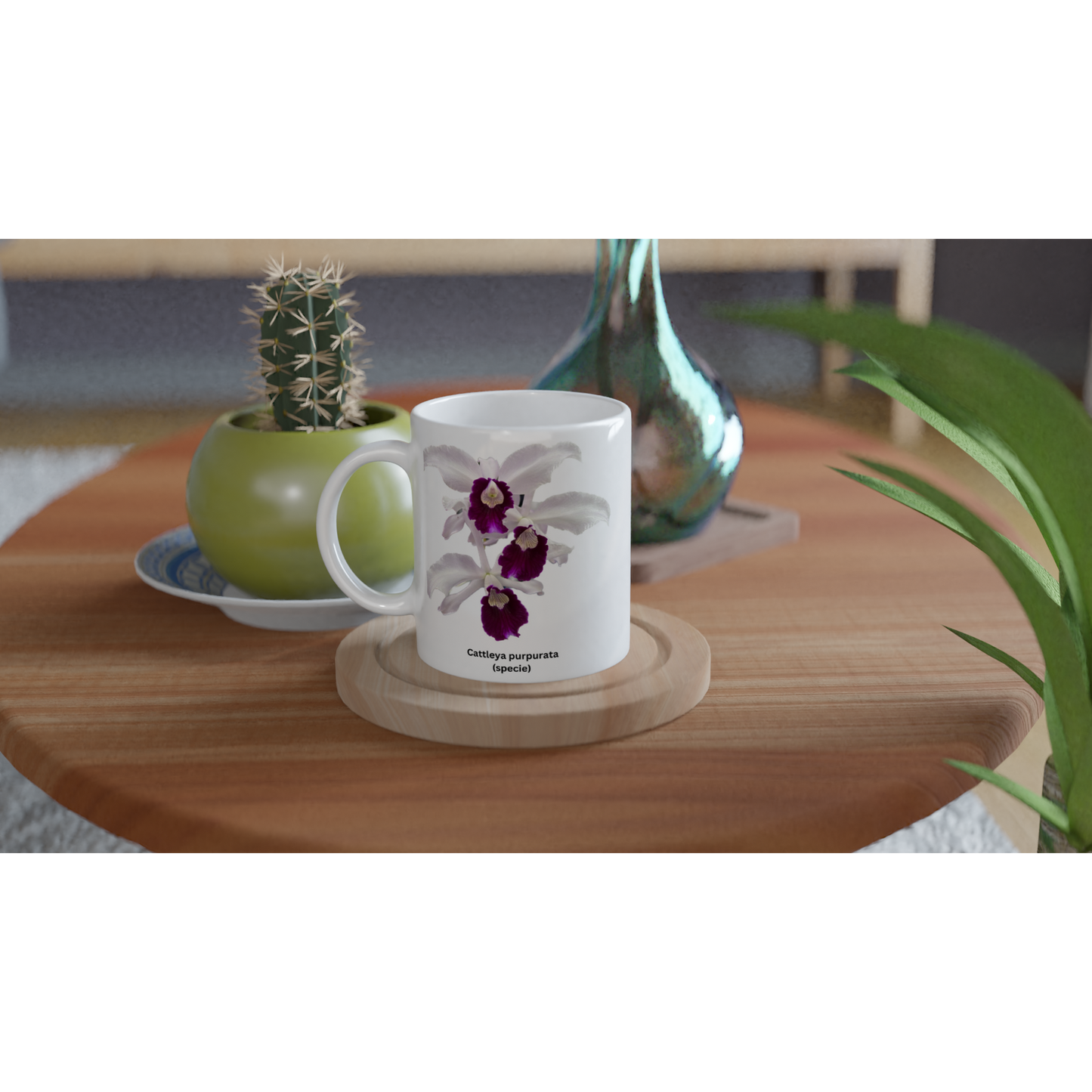 Cattleya purpurata Orchid Coffee Mug